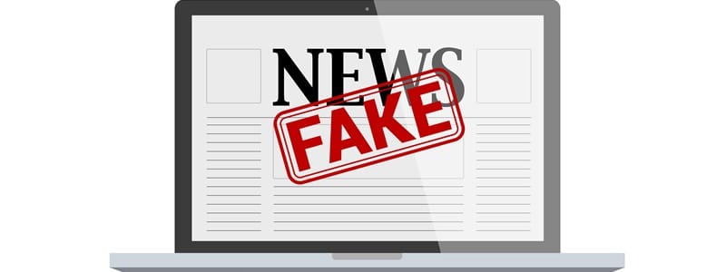 A imagem transmite não a fake news